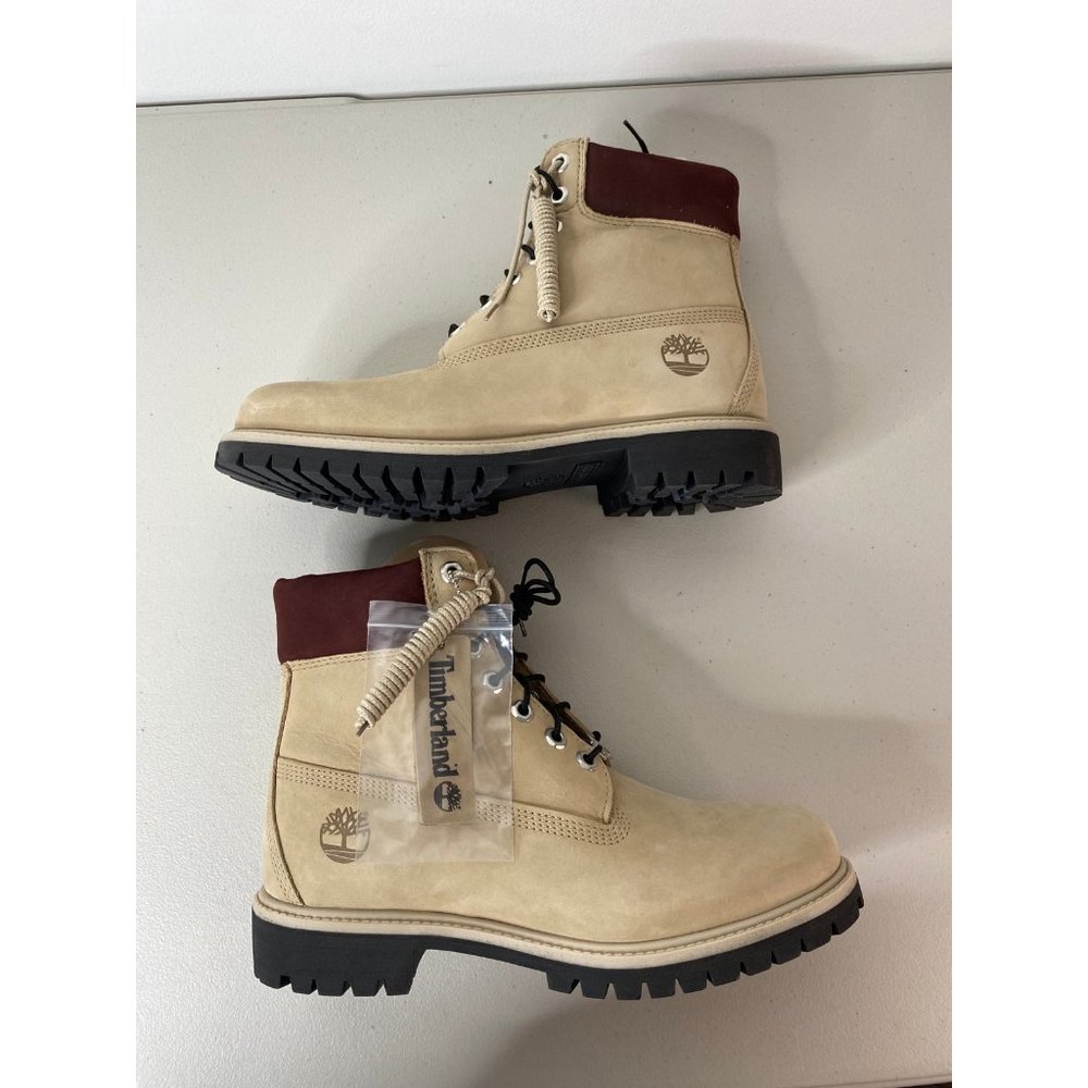 Timberland 6 Inch Premium Nubuck Boots Beige TB0A2M19 Men’s - Picture 3 of 7